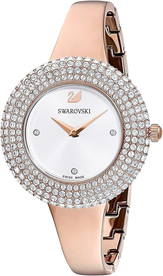 Rose Gold Twilight Crystal Watch-Watches-Blizzm