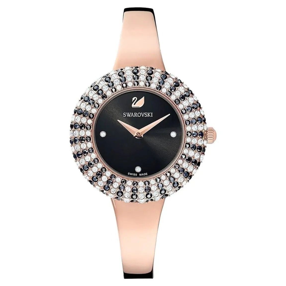 Rose Luxe Crystal Halo Watch-Watches-Blizzm