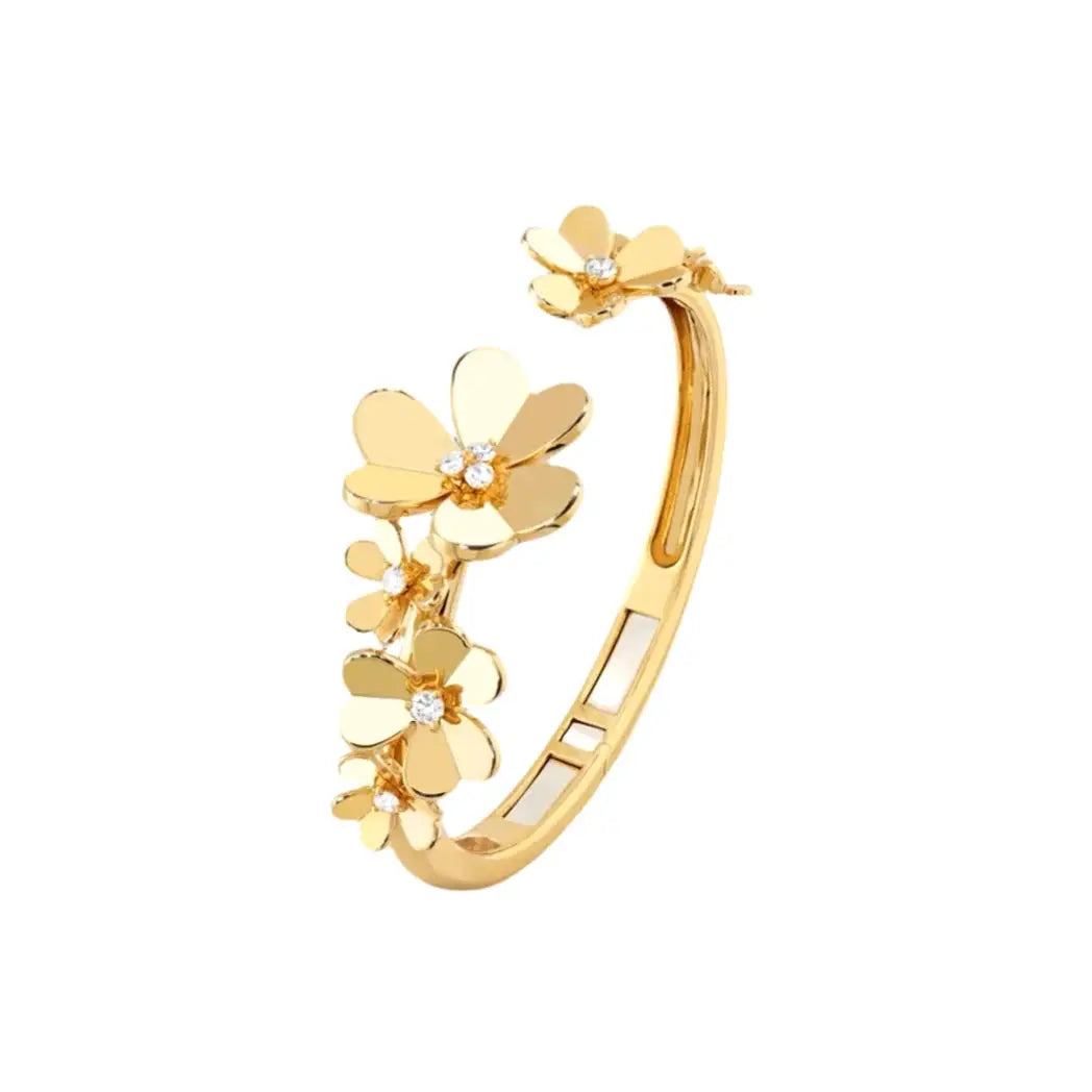 Seven Flower Clover Bracelet-Bracelets-Blizzm