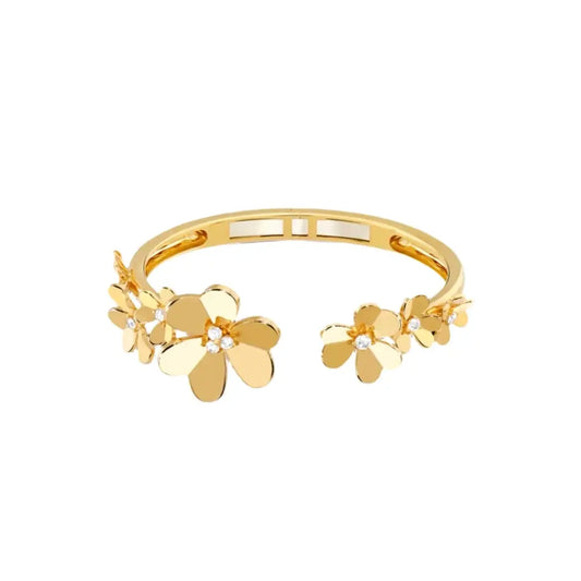 Seven Flower Clover Bracelet-Bracelets-Blizzm