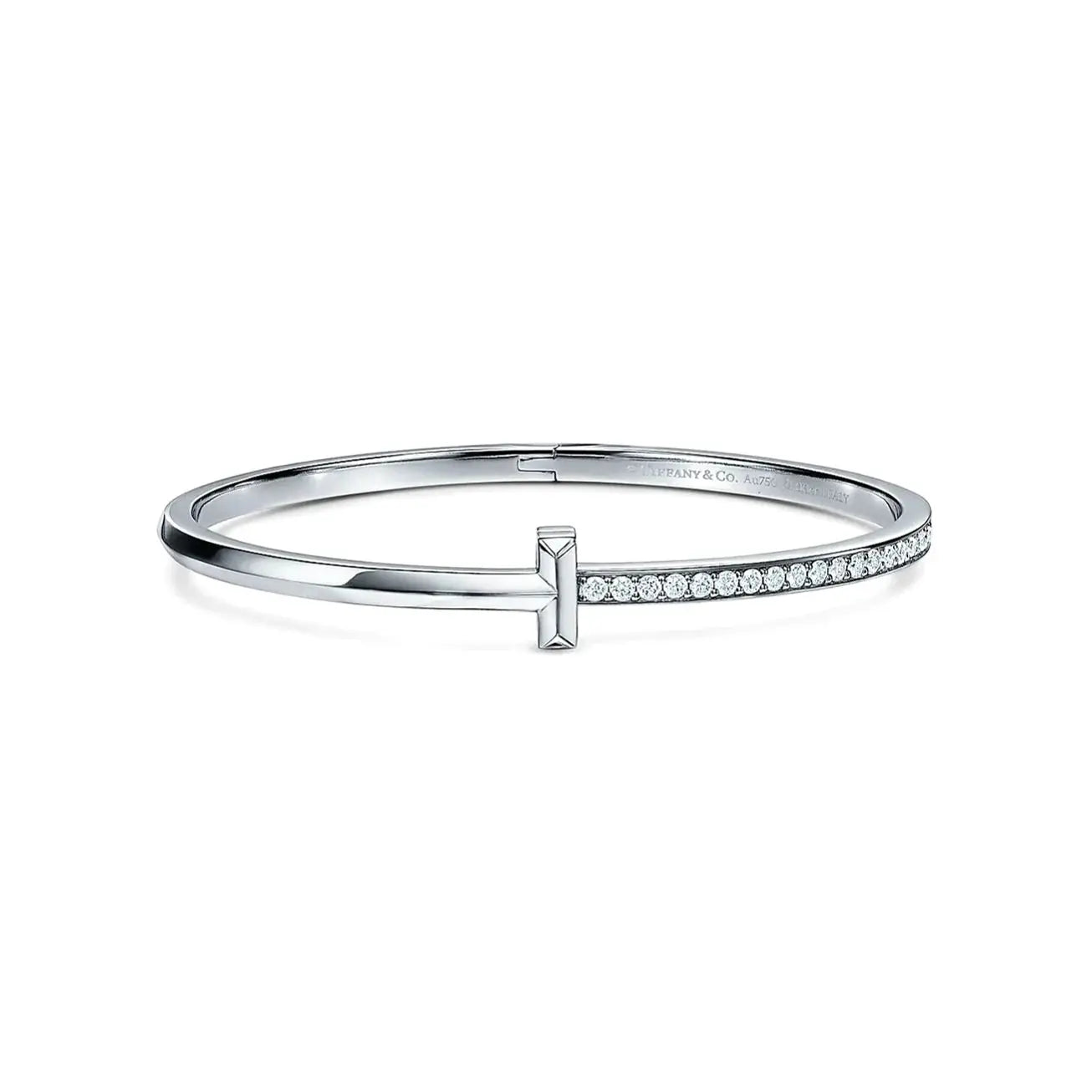 Sleek Facet Crystal Bangle-Bracelets-Blizzm