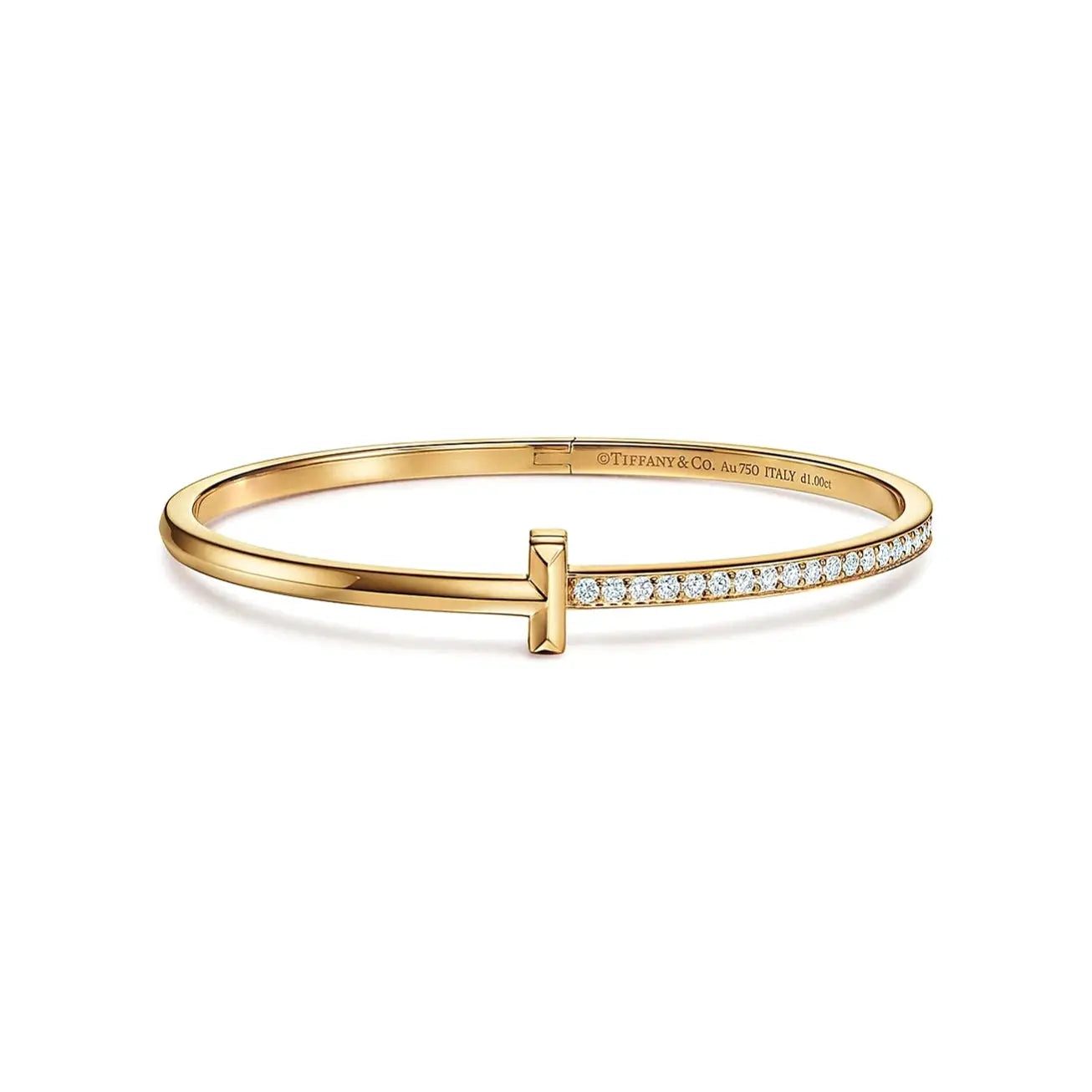 Sleek Facet Crystal Bangle-Bracelets-Blizzm