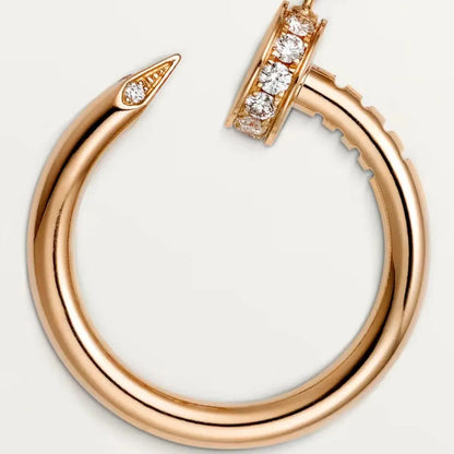Sleek Nail Necklace-Necklaces-Blizzm