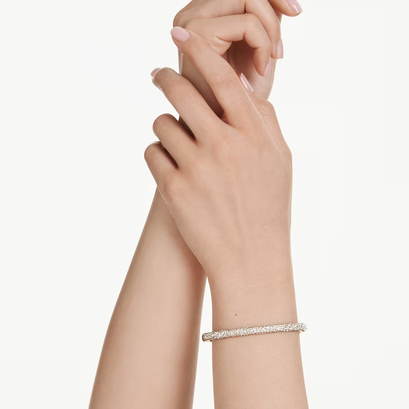 Solenne Pavé Bangle-Bracelets-Blizzm