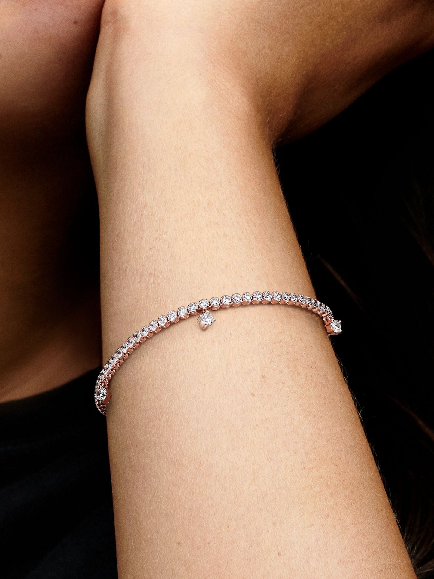 Sparkling Drops Tennis Bracelet-Bracelets-Blizzm