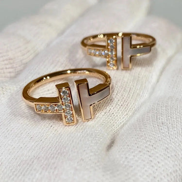 Geometric Bar Ring-Rings-Blizzm