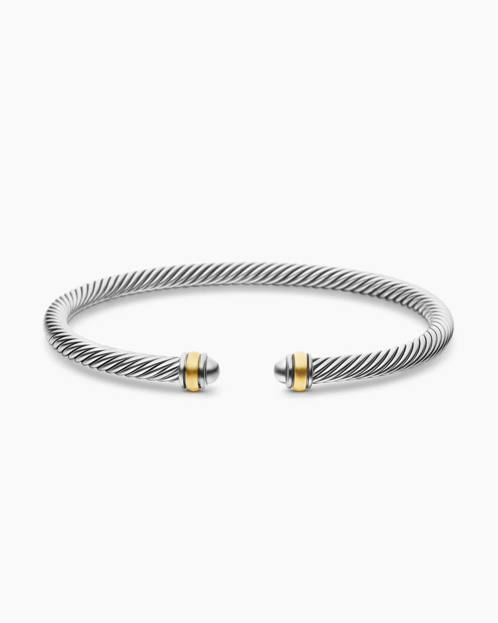 Two Tone Cable Bracelet-Bracelets-Blizzm