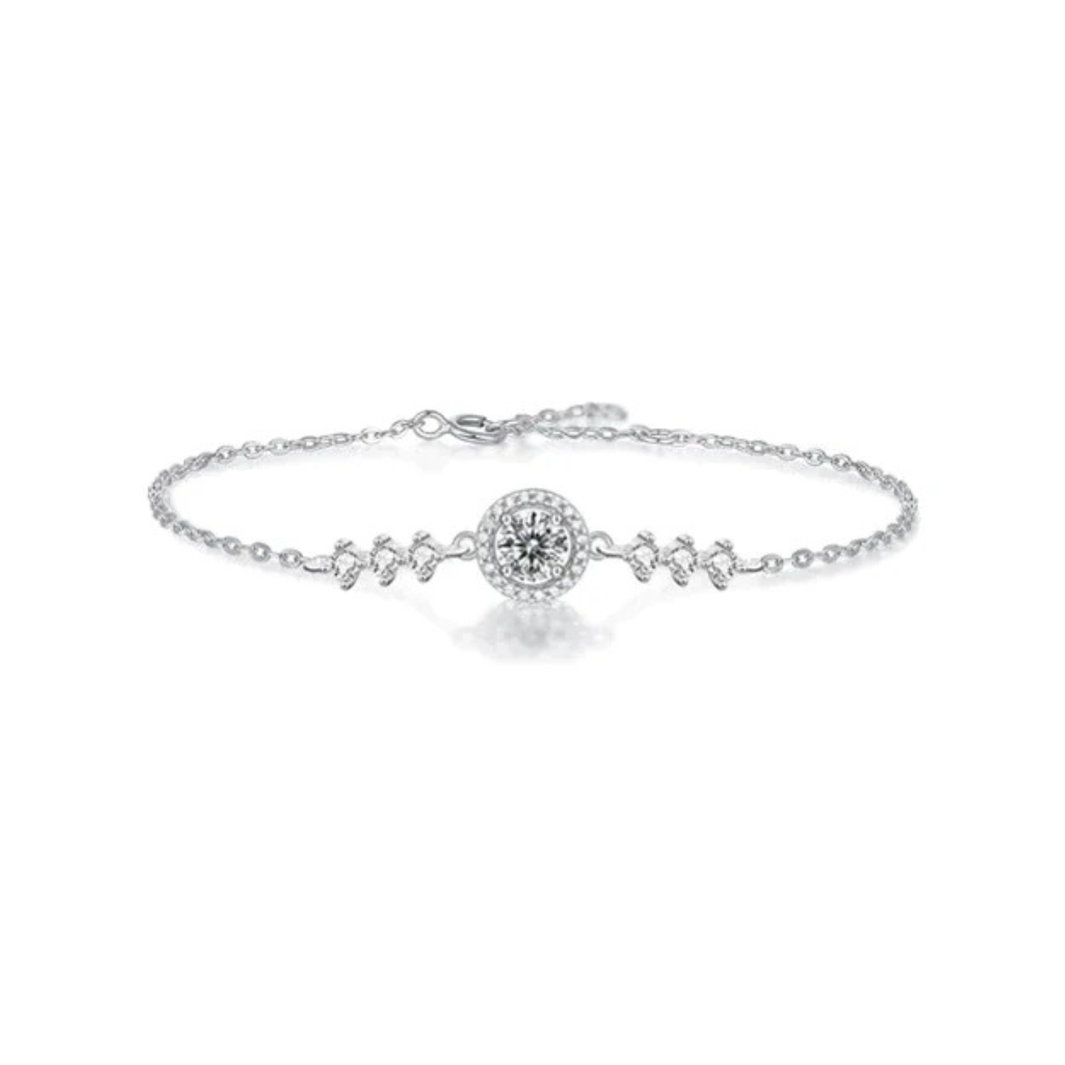 Moissanite Starry Charm Bracelet
