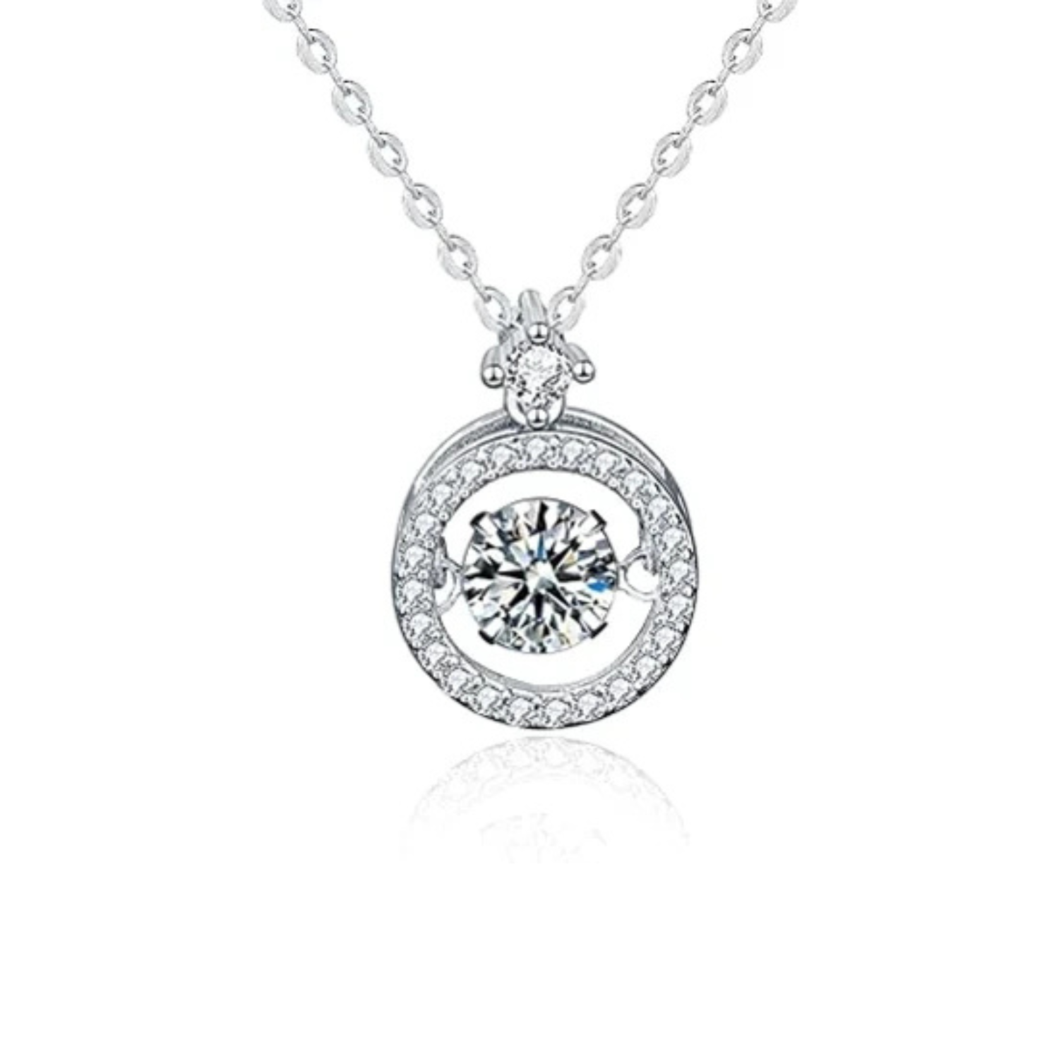 Classic Moissanite Pendant Necklace