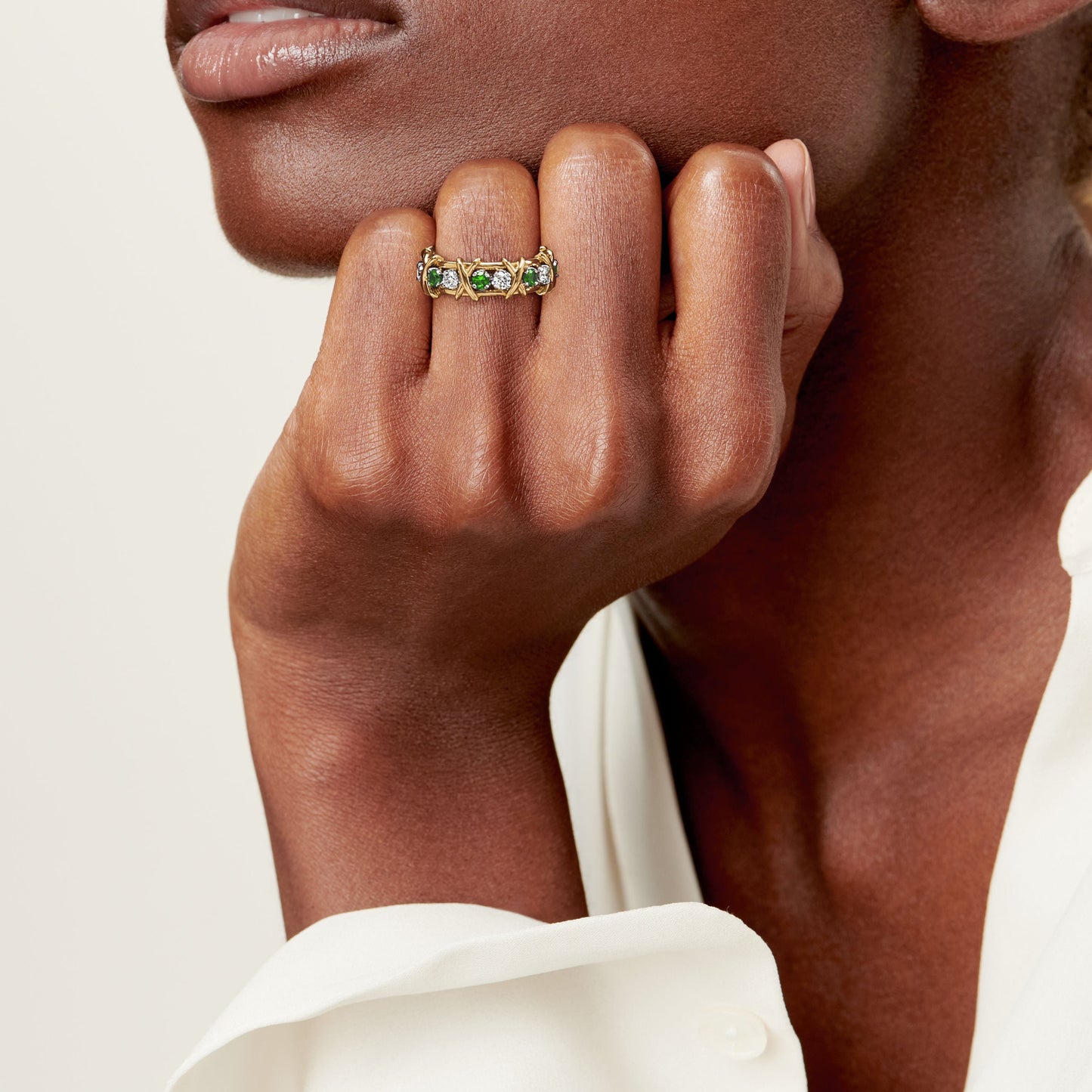 Verdant Glow Ring-Rings-Blizzm