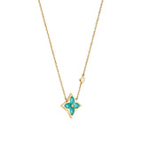 Color Muse Star Necklace - Green