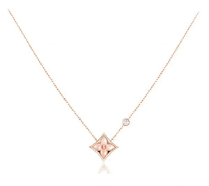 Color Muse Star Necklace - Pink