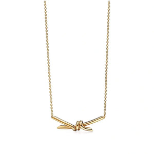 Crystal Knot Necklace