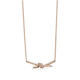 Crystal Knot Necklace