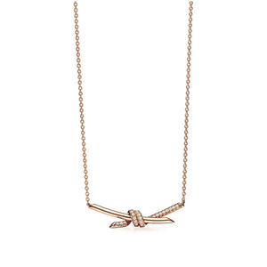 Crystal Knot Necklace
