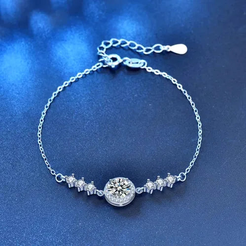Moissanite Starry Charm Bracelet