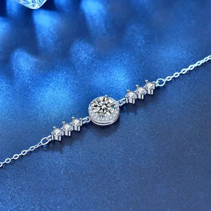 Moissanite Starry Charm Bracelet