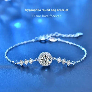 Moissanite Starry Charm Bracelet