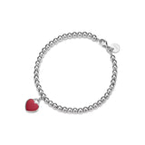 Heart Bead Love Bracelet
