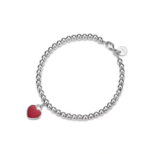 Heart Bead Love Bracelet