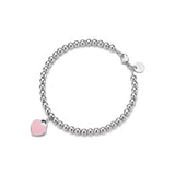 Heart Bead Love Bracelet