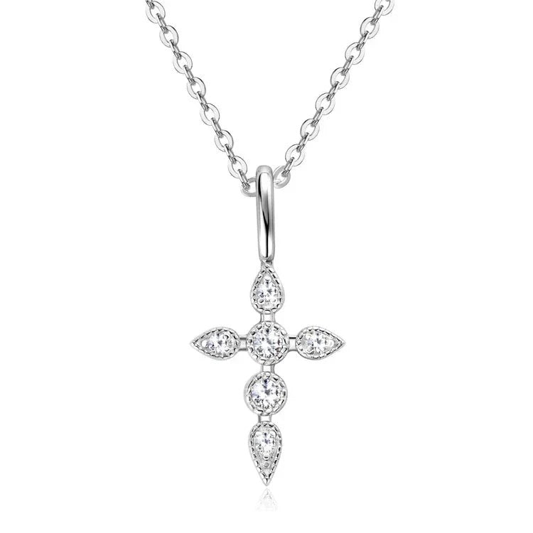 Evil Eye Pendant Moissanite Necklace