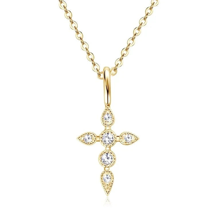 Evil Eye Pendant Moissanite Necklace
