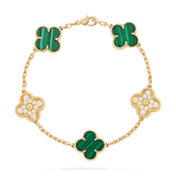 Luxury Clover Crystal Bracelet