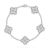 Luxury Clover Crystal Bracelet