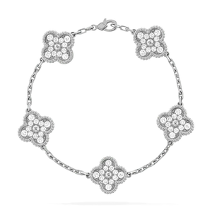 Luxury Clover Crystal Bracelet