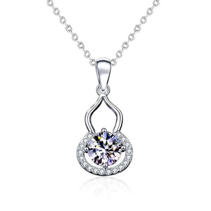 Lab Diamond Moissanite Necklace