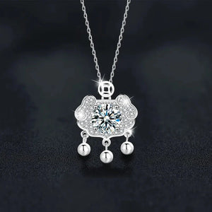 Sterling Silver Moissanite Necklace
