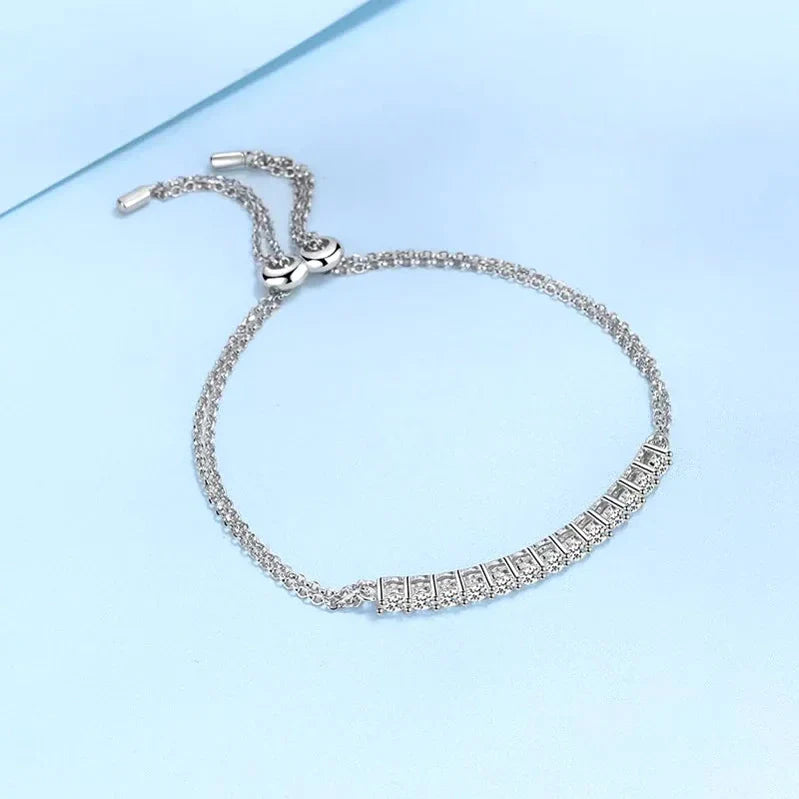 Elegant 1.3ct Moissanite Bracelet