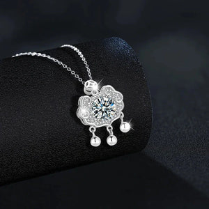 Sterling Silver Moissanite Necklace
