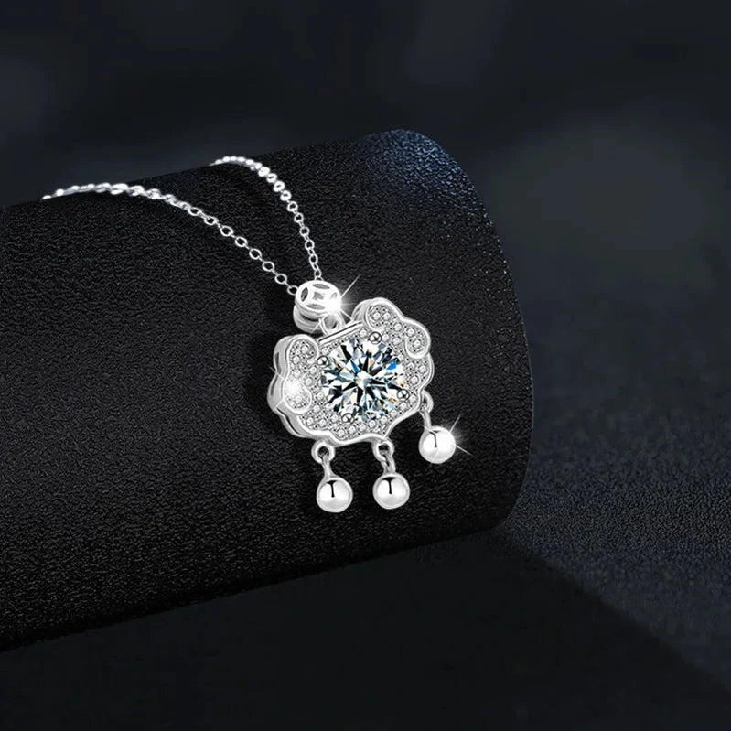 Sterling Silver Moissanite Necklace