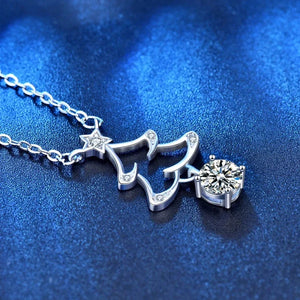 Christmas Tree Moissanite Necklace
