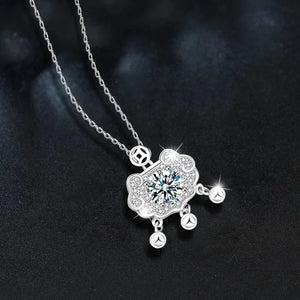 Sterling Silver Moissanite Necklace