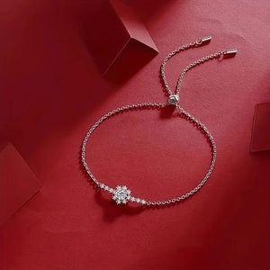 0.5ct Moissanite Adjustable Chain Bracelet