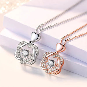 Silver Zirconia Pendant Necklace