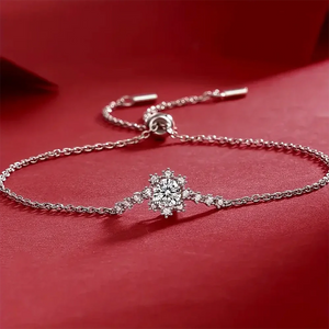 0.5ct Moissanite Adjustable Chain Bracelet