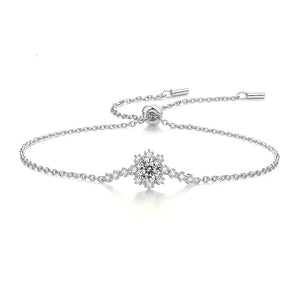 0.5ct Moissanite Adjustable Chain Bracelet