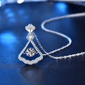 Moissanite Sterling Silver Necklace