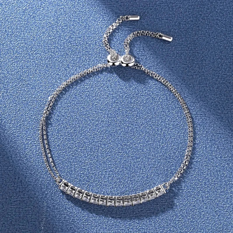 Elegant 1.3ct Moissanite Bracelet
