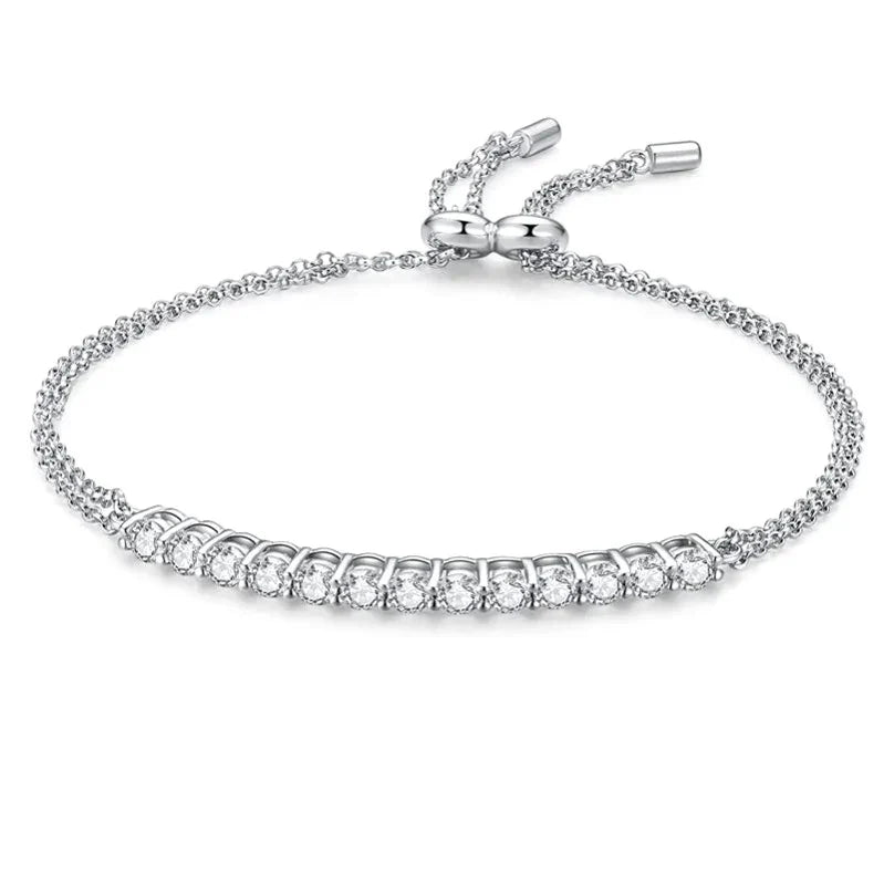 Elegant 1.3ct Moissanite Bracelet