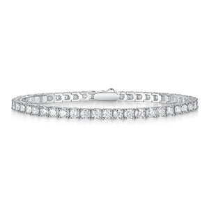 EWYA Moissanite Tennis Silver Bracele