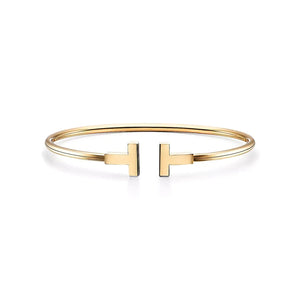 Minimalist T Wire Bracelet