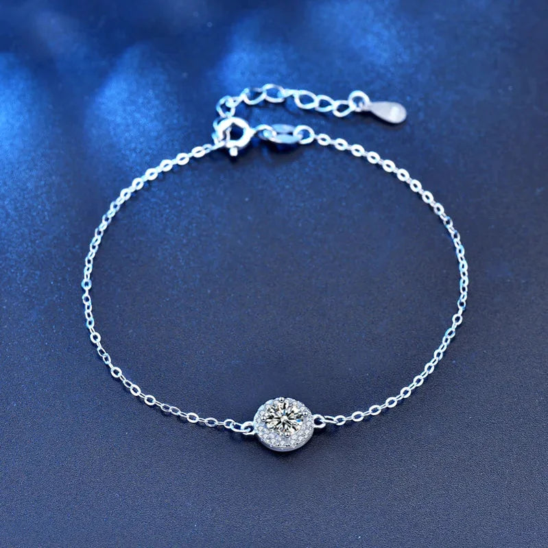 Eternal Sparkle Moissanite Wrap Bracelet