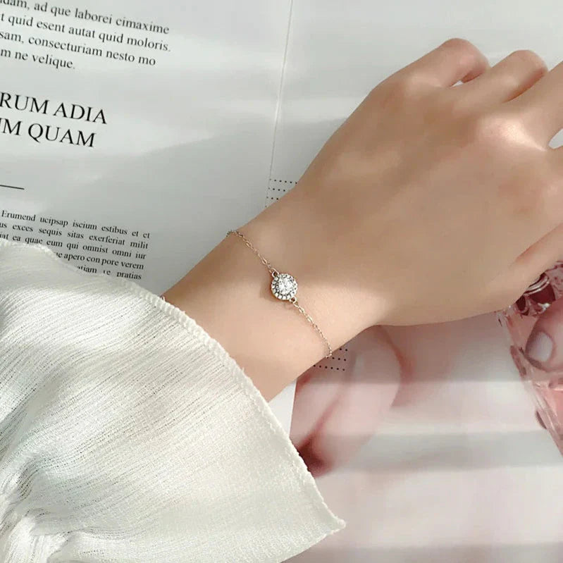 Eternal Sparkle Moissanite Wrap Bracelet