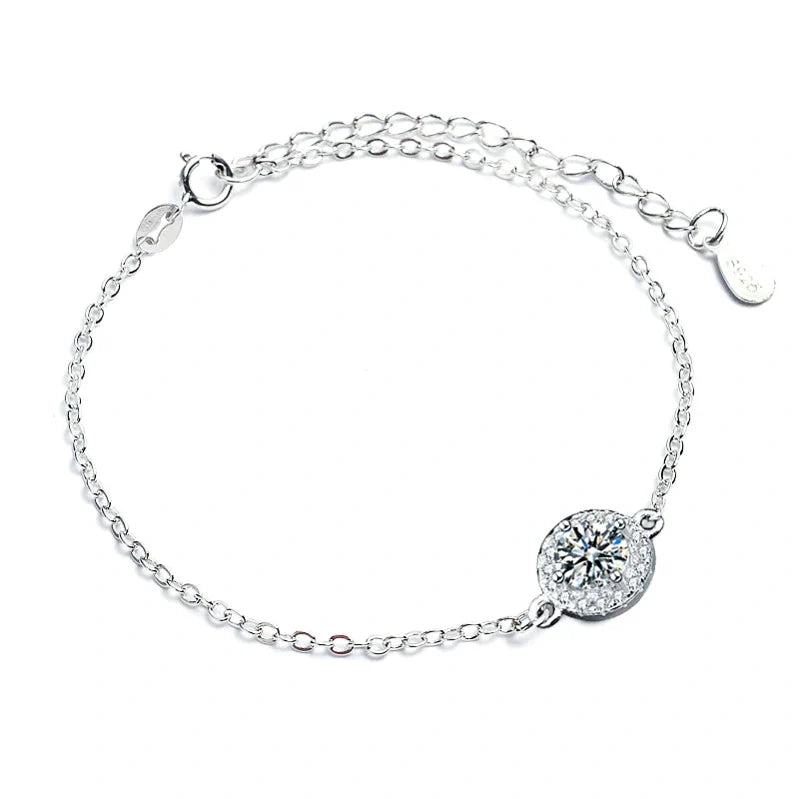 Eternal Sparkle Moissanite Wrap Bracelet