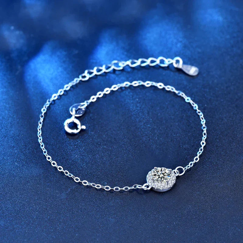 Eternal Sparkle Moissanite Wrap Bracelet